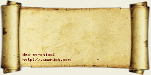 Jelisava Jaglikić vizit kartica